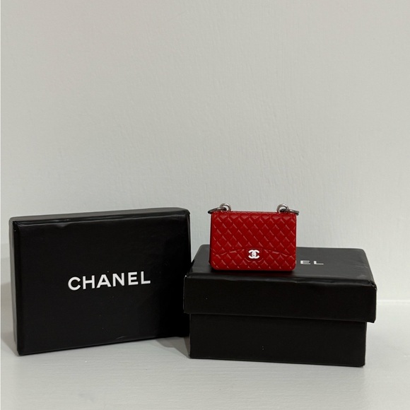 Accessories - Lux Purse Keychain/Charm— red